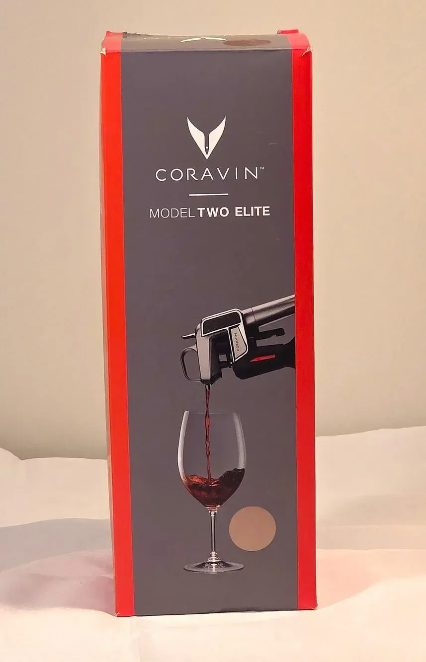 Coravin Model Two Elite Wine Preservation System Rose Gold Like New Box